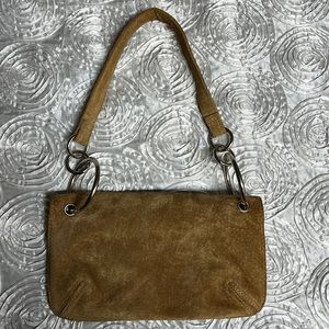 Wilsons Leather Maxima Suede Leather Mini Bag